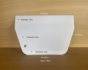 Epoxy Spreader / Plastic Scraper / Notch Adhesive Trowel - Perfect for River Table, Coffee Table, Table Top etc by Resin Art NZ
