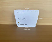 Epoxy Spreader / Plastic Scraper / Notch Adhesive Trowel - Perfect for River Table, Coffee Table, Table Top etc by Resin Art NZ