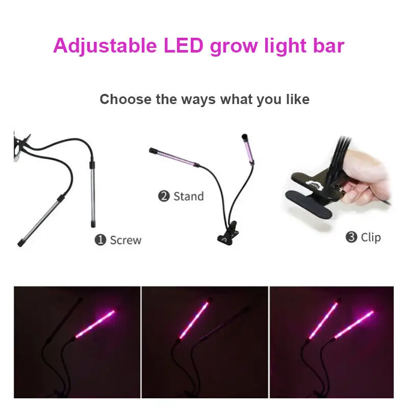 Grow Light 4 Head LED Plant Light by salelink.co.nz