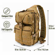 Tactical Sling Bag Pack Shoulder Sling Backpack by g8buynz