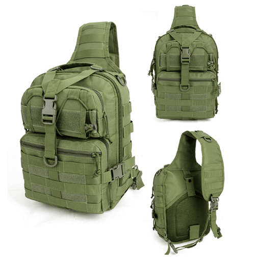 g8buynz Tactical Sling Backpack 900D Water Resistant Shoulder Bag with MOLLE Pockets Tactical Sling Backpack 900D Water Resistant MOLLE Pack