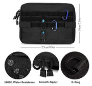 g8buynz Tactical Admin Molle Pouch, Medical EDC EMT Utility Bag Shell Design Attachment Tactical Admin Molle Pouch, Medical EDC EMT Utility Bag Shell Design Attachment