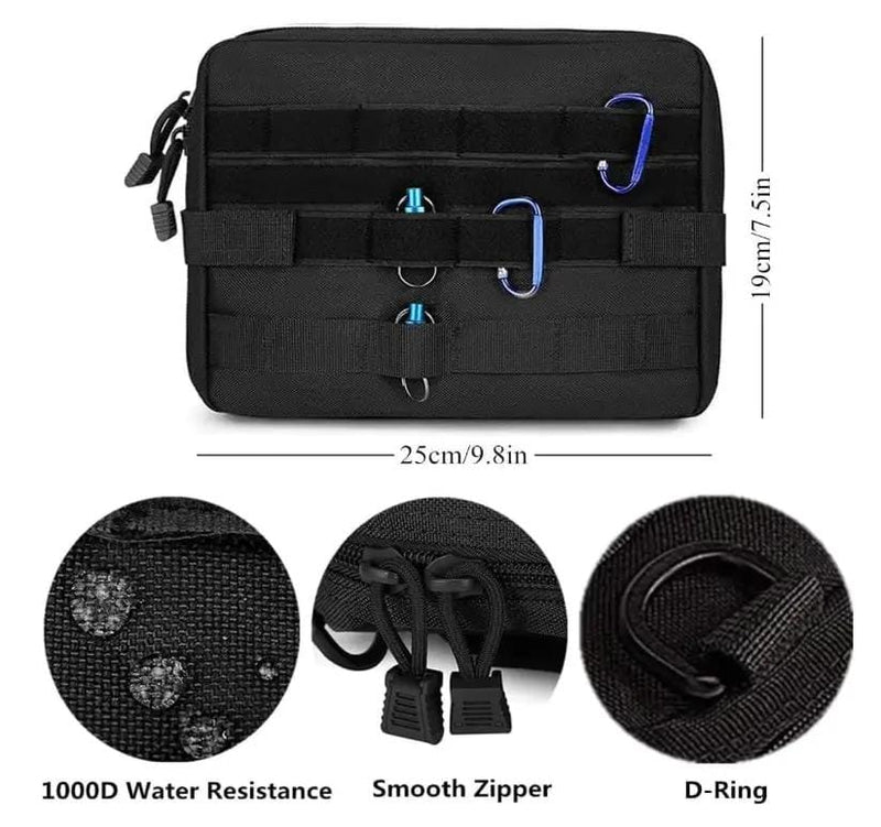 g8buynz Tactical Admin Molle Pouch, Medical EDC EMT Utility Bag Shell Design Attachment Tactical Admin Molle Pouch, Medical EDC EMT Utility Bag Shell Design Attachment