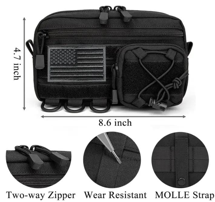g8buynz Multifunctional Portable Tactical Bag EDC Organizer Bag, Suitable For Outdoor Hiking, Travel, Camping Multifunctional Portable Tactical Bag EDC Organizer Bag, Suitable For Outdoor Hiking, Travel, Camping