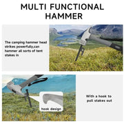 g8buynz Tent Stakes and Hammer Set 8pcs 12in Heavy Duty Forged Steel Tent Stakes+a Hammer Tent Stakes and Hammer Set 8pcs 12in Heavy Duty Forged Steel Tent Stakes+a Hammer