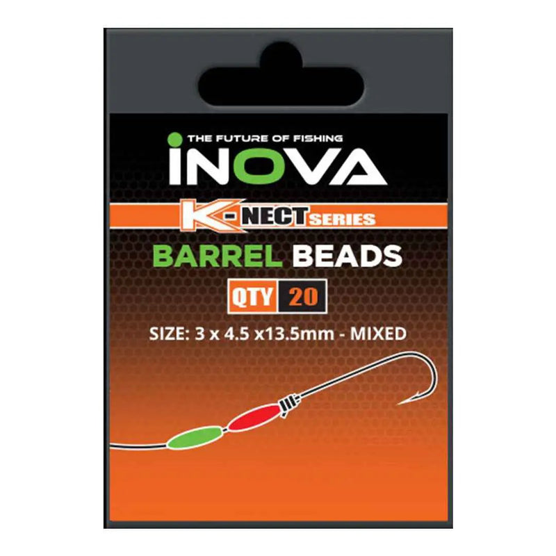 INOVA Barrel Beads – Fishing Terminal Beads NZ by Lure Me