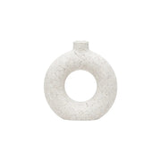 Frankly Cotton Textured Ceramic Ring Vase by Nest & Stem Homewares