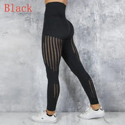 High Waist Knitted Yoga Pants for Women - Seamless Stretch Activewear | Athletic Leggings by Mead's Supply & Equipment Outfitters limited