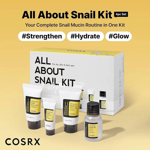 Poppy Gifts Skin Care COSRX All About Snail Kit (4-Step Travel Set) COSRX All About Snail Kit (4-Step Travel Set)