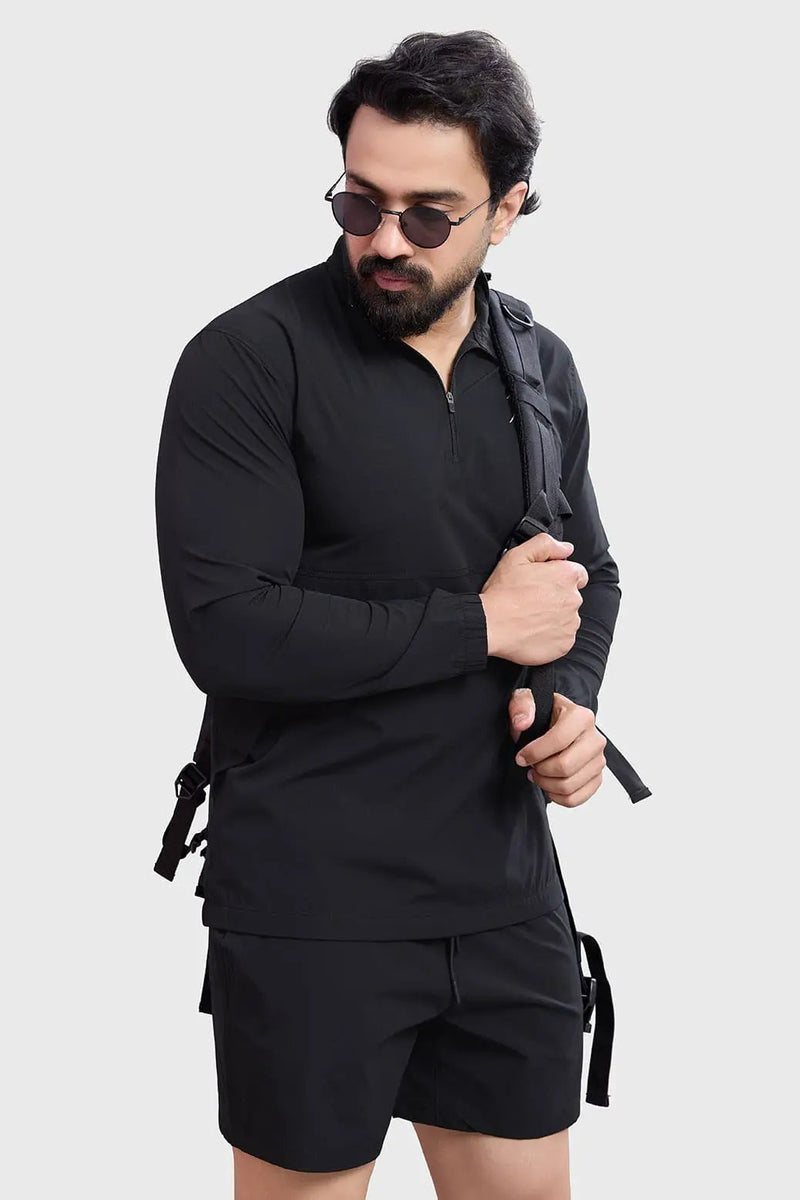 Thread Pullover Black by Fuaark Nz