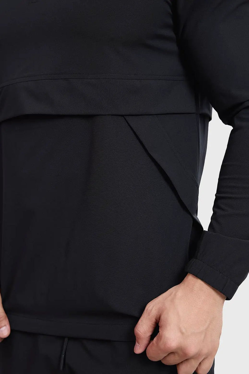 Thread Pullover Black by Fuaark Nz