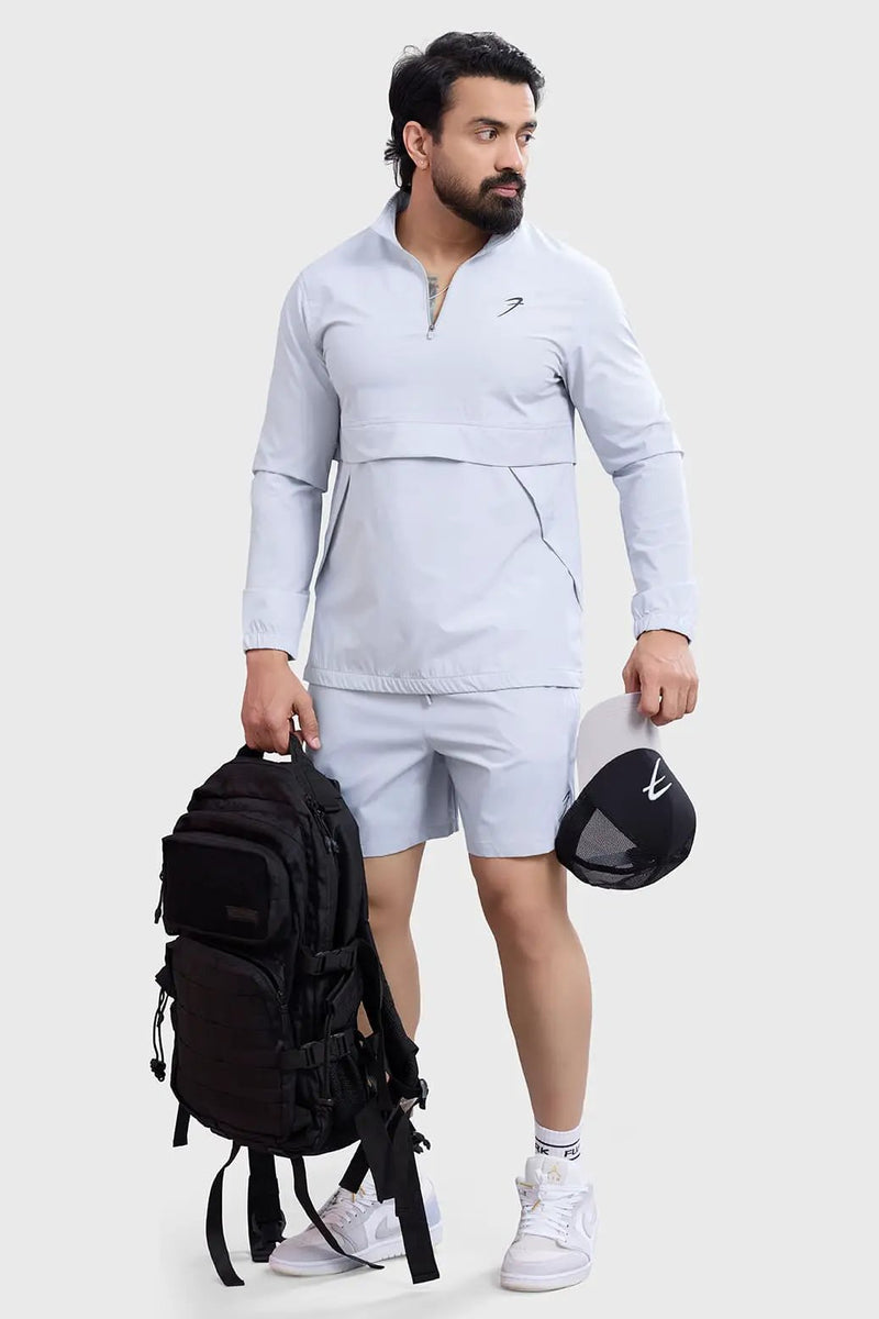 Thread Pullover Light Grey by Fuaark Nz