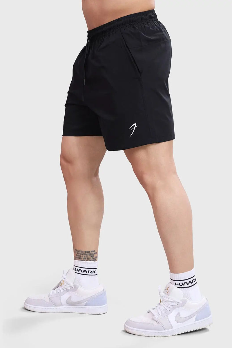 Thread Shorts Black by Fuaark Nz