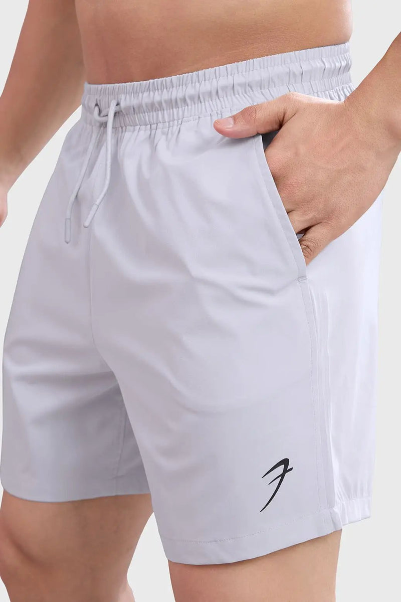 Thread Shorts Light Grey by Fuaark Nz