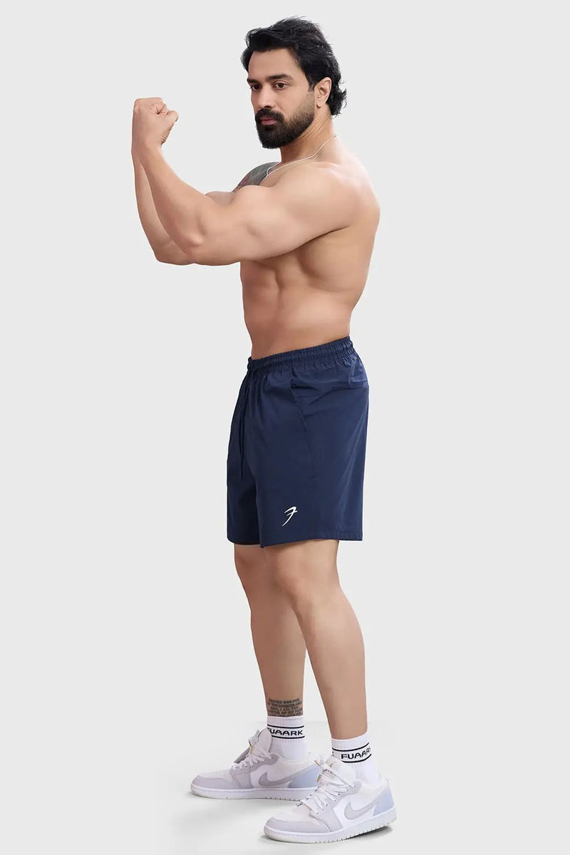 Thread Shorts Navy by Fuaark Nz