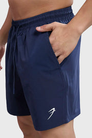 Thread Shorts Navy by Fuaark Nz