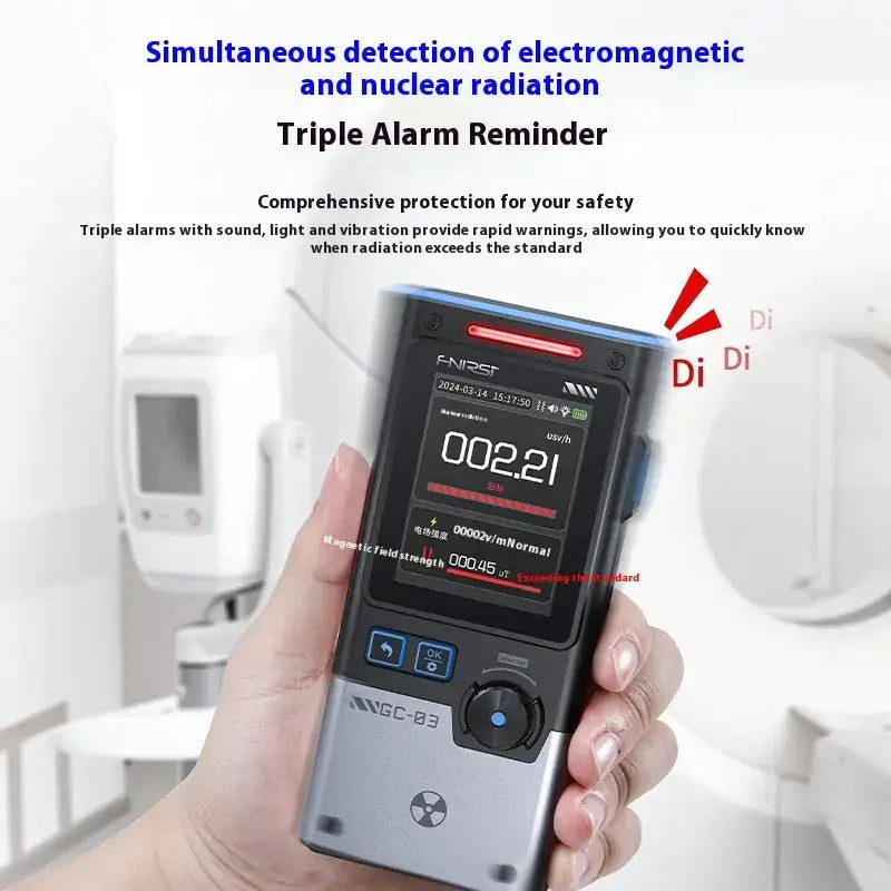 Nuclear Radiation Detector Geiger Tube - Electromagnetic Detector with 2.4" Color Screen & Dose Alarm by Mead's Supply & Equipment Outfitters limited