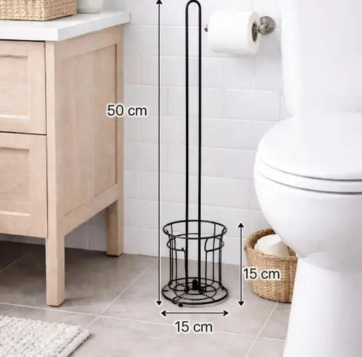 g8buynz Rust Resistant Toilet Roll Holder with Base Black Onyx Rust Resistant Toilet Roll Holder with Base Black Onyx