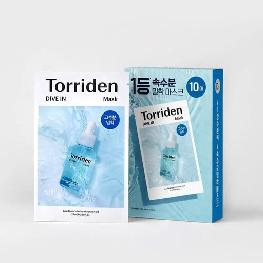 Poppy Gifts Skin Care Torriden DIVE-IN Low Molecular Hyaluronic Acid Mask 10 Pack Torriden DIVE-IN Low Molecular Hyaluronic Acid Mask 10 Pack