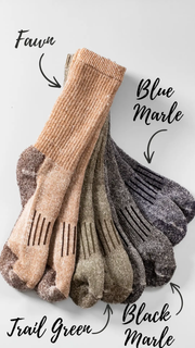 Everyday Trekking Socks by Merino 365 NZ