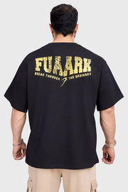 Trendsetter Oversized T-shirt Black by Fuaark Nz