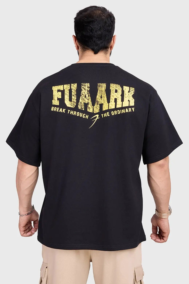 Trendsetter Oversized T-shirt Black by Fuaark Nz