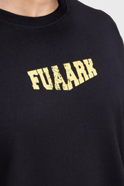 Trendsetter Oversized T-shirt Black by Fuaark Nz