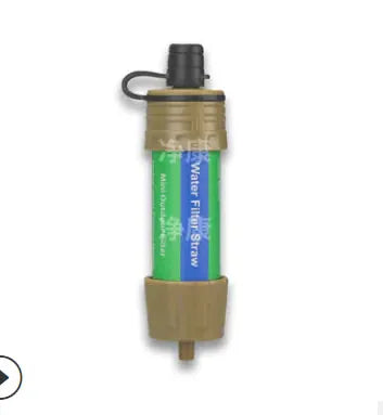 Outdoor Water Purification Straw for Emergency Use (Single) by Mead's Supply & Equipment Outfitters limited
