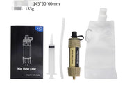 Outdoor Water Purification Straw for Emergency Use (Single) by Mead's Supply & Equipment Outfitters limited