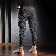 Men's Oversized Camouflage Cargo Pants - Multi-Pocket Outdoor Trousers by Mead's Supply & Equipment Outfitters limited