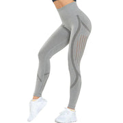 High Waist Knitted Yoga Pants for Women - Seamless Stretch Activewear | Athletic Leggings by Mead's Supply & Equipment Outfitters limited