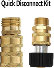 Pressure Washer Adapter Set, Quick Disconnect Kit, M22 Swivel to 3/8'' Quick Connect 3/4" to Quick Release by salelink.co.nz