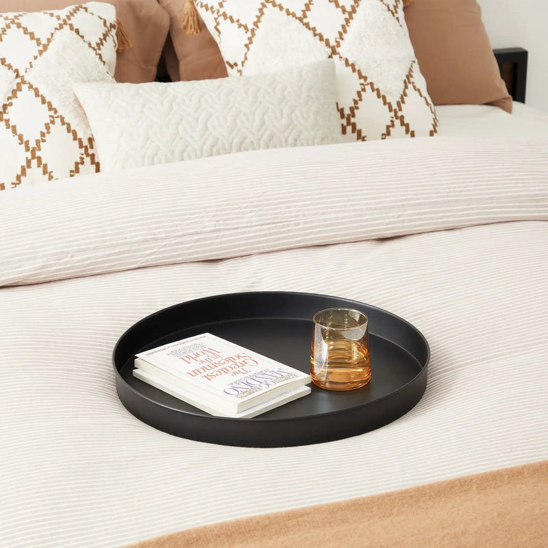 VASAGLE Bed Side Tables End Table Black by The Shopsite