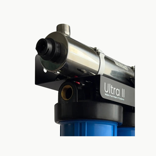 Waiora Ultra II Whole House UV Water Filter - 2 Stage + UV, 48W, Flow-Activated, 45 LPM NZ by Filtration Station NZ