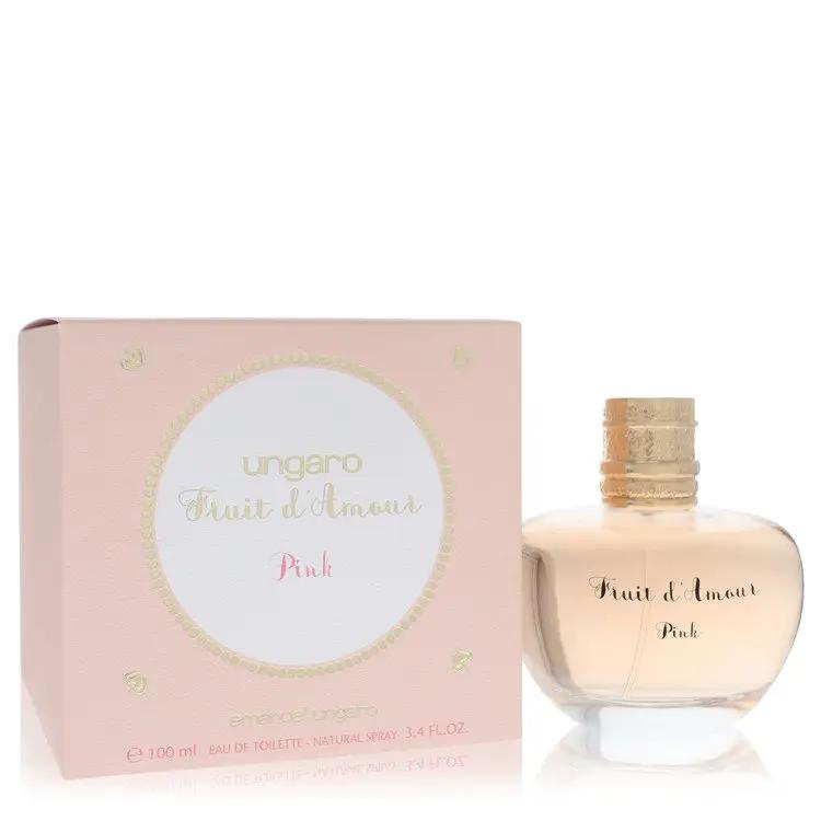 Ungaro Fruit Damour Pink Eau De Toilette Spray by Ungaro 100 ml by Brands HD