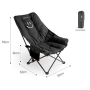 Urban Wave Premium Reclining Moon Chair YQ7357 by ECOTREK