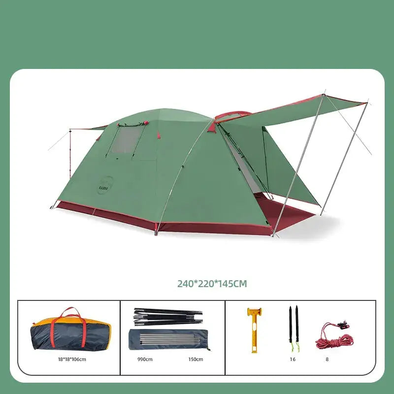 Four Person Outdoor Camping Tent by Mead's Supply & Equipment Outfitters limited