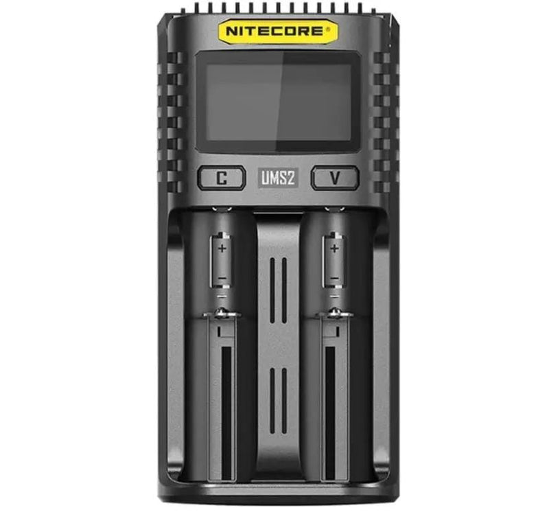 g8buynz NITECORE UMS2 Intelligent 2 Slot QC Fast Charger NITECORE UMS2 Intelligent 2 Slot QC Fast Charger