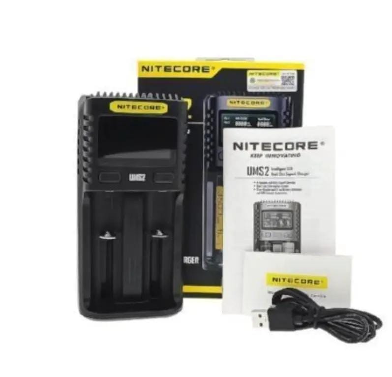 g8buynz NITECORE UMS2 Intelligent 2 Slot QC Fast Charger NITECORE UMS2 Intelligent 2 Slot QC Fast Charger
