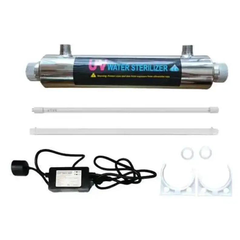 UV Water Steriliser - 16W, 24 LPM, with Alarm NZ by Filtration Station NZ