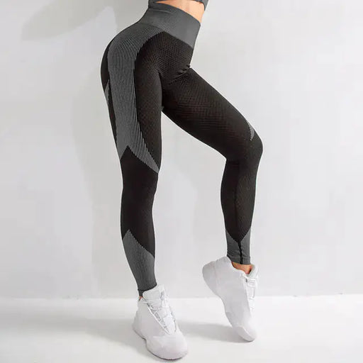 Seamless Hollow Yoga Pants for Women - Moisture-Wicking Breathable Leggings | Athletic Wear by Mead's Supply & Equipment Outfitters limited
