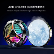 Tablet Radiator Tablet Cooler RGB Lighting 10cm Magnetic by salelink.co.nz