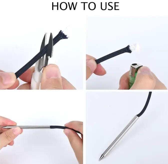 g8buynz Paracord Project Weaving Tool, Stainless Steel Smoothing Tool Knotter Paracord Project Weaving Tool, Stainless Steel Smoothing Tool Knotter