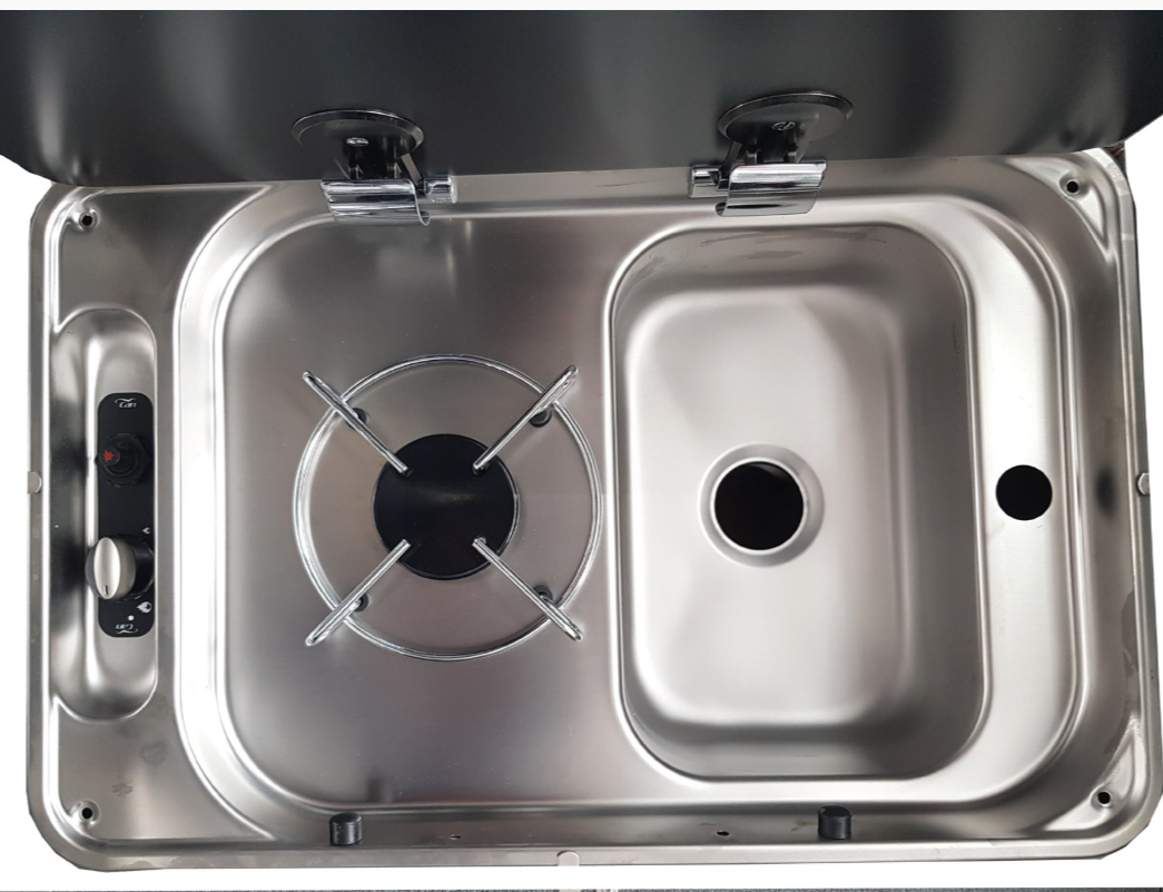 Rectangular Gas Hobb Cooker & in-built Sink