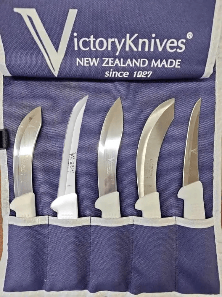 Victory Knives Knife Set Victory Knife Butcher Skinning/Boning Set Hollow Ground Victory Butcher Knife Set — Skinning & Boning Hollow Ground NZ