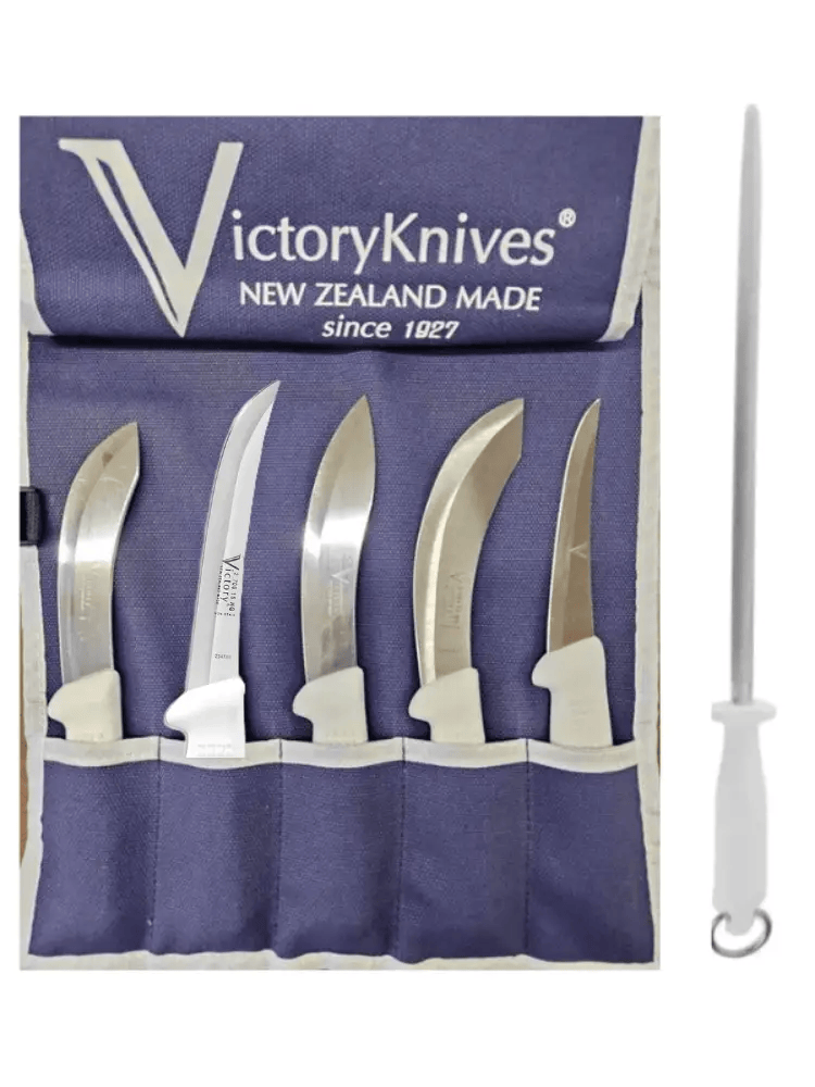 Victory Knives Knife Set Victory Knife Butcher Skinning/Boning Set Hollow Ground Victory Butcher Knife Set — Skinning & Boning Hollow Ground NZ