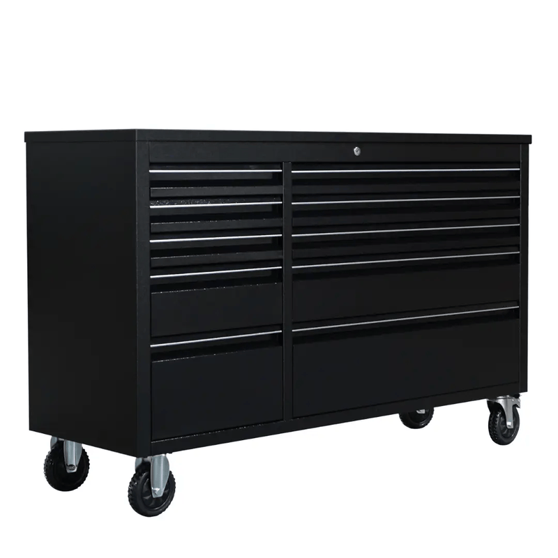 55 inch Black 10 Drawer Work Bench tool chest Tool Box Chest Cabinet by Kiwi Grab