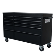 55 inch Black 10 Drawer Work Bench tool chest Tool Box Chest Cabinet by Kiwi Grab