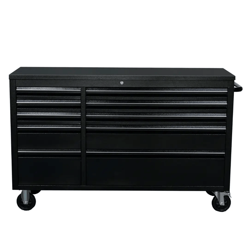 55 inch Black 10 Drawer Work Bench tool chest Tool Box Chest Cabinet by Kiwi Grab