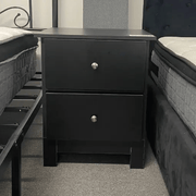 sue-e furniture Bedside Table 'Pamela' Bedside Table Black 'Pamela' Bedside Table Black